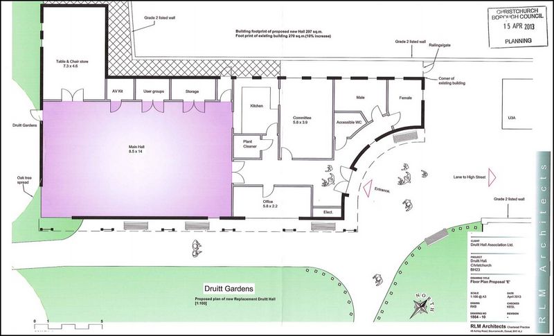 druitt hall plan