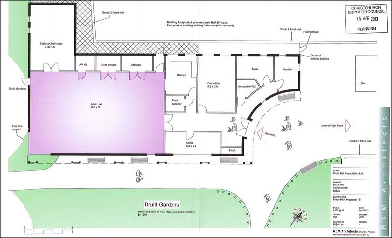 druitt hall plan